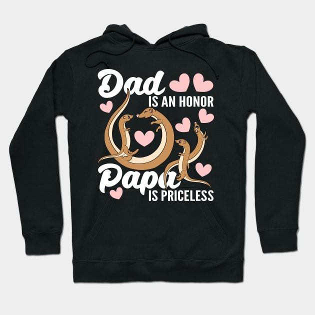 Being Dad Is An Honor Being Papa Is Priceless Otter Outfit Hoodie by alcoshirts